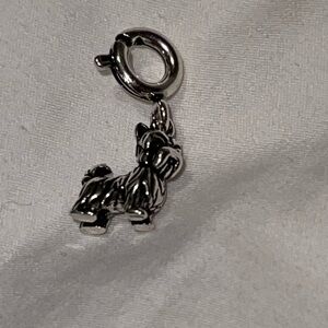 Sterling Silver Shih Tzu Dog Charm Pendant